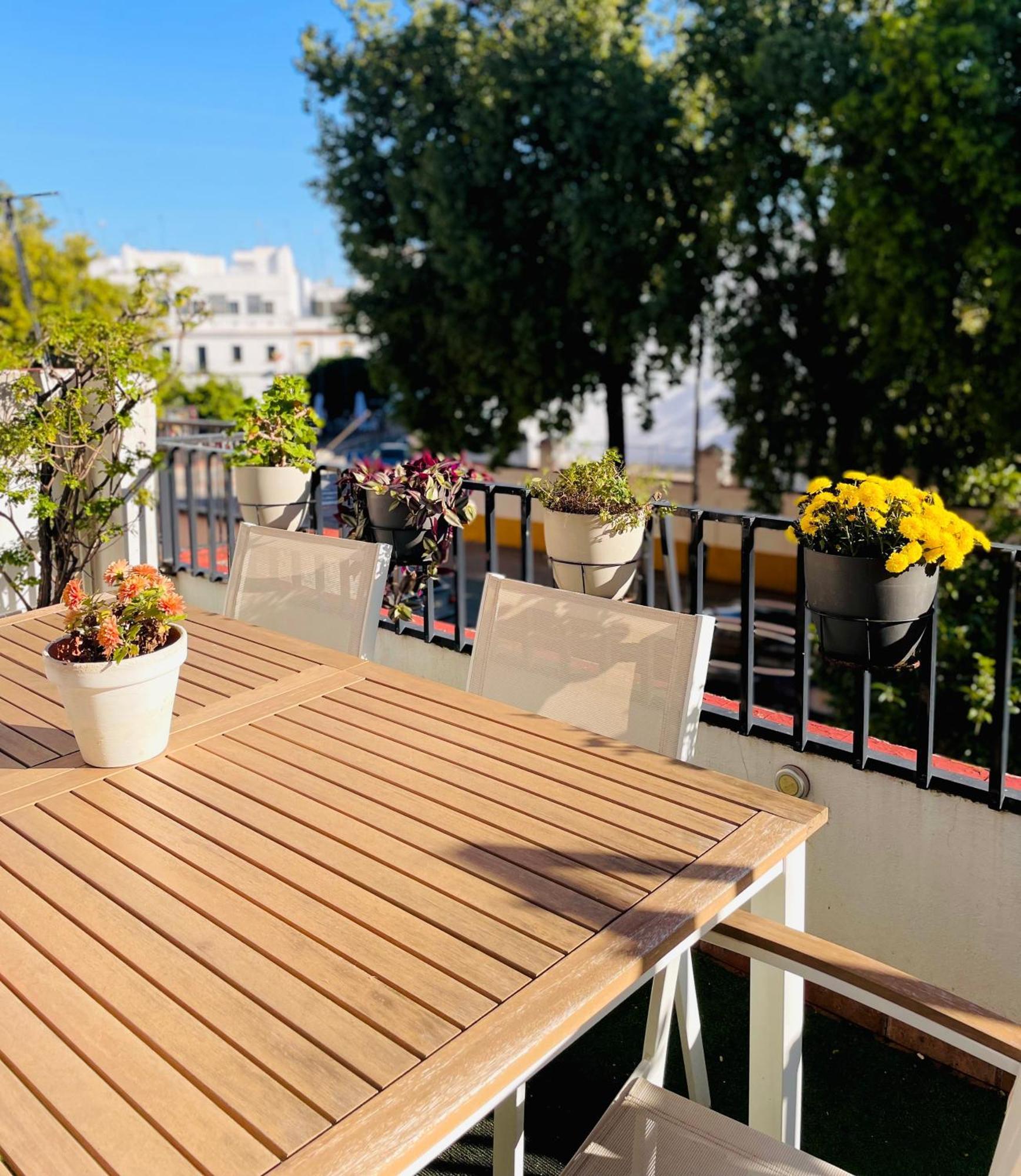 セビリアLa Terraza De Trianaアパートメント エクステリア 写真